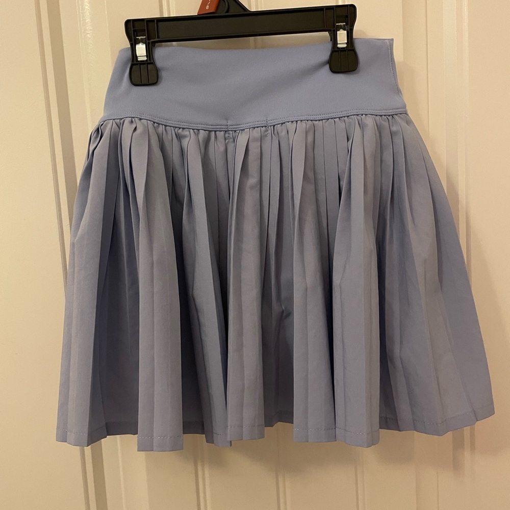 Women's Light Lavender Pleated Skirt